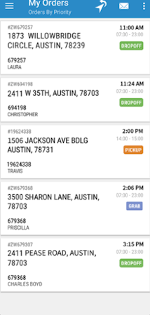Bringg order details