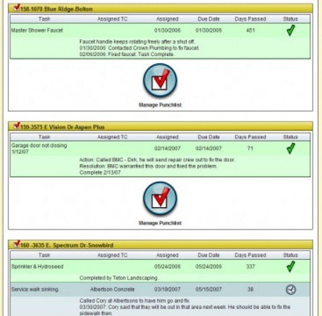 Punch List