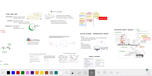 Limnu whiteboard sketching