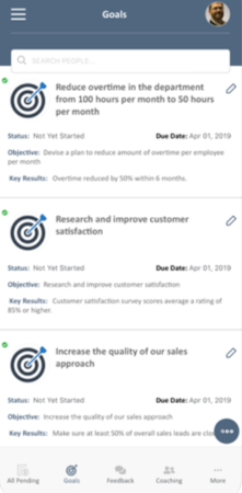 iCoachFirst goals