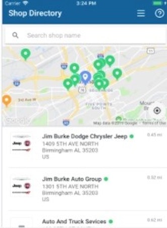 Fleetio shop directory