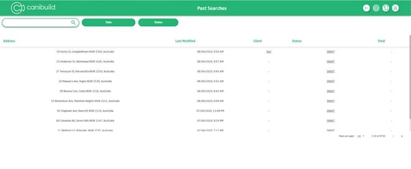 Canibuild leads management
