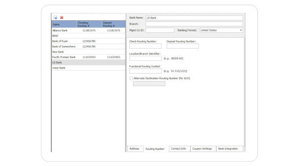 Accounting Banking Integration