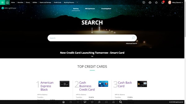 KMS Lighthouse homepage