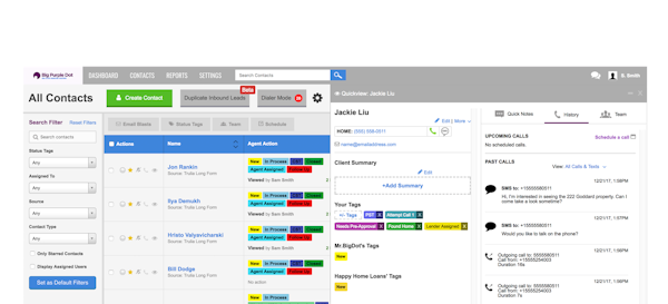 Big Purple Dot calls management