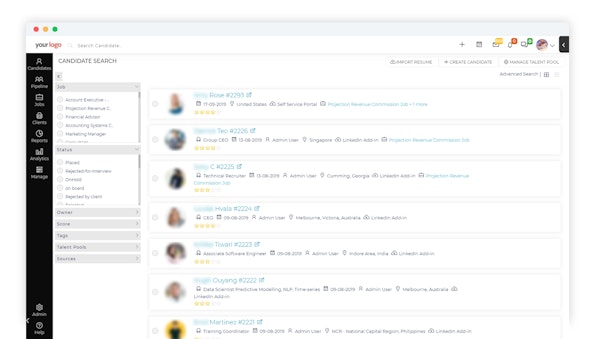 iSmartRecruit Candidate Search
