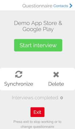 Contacts sync