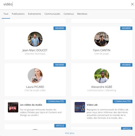 Beeshake search functionality