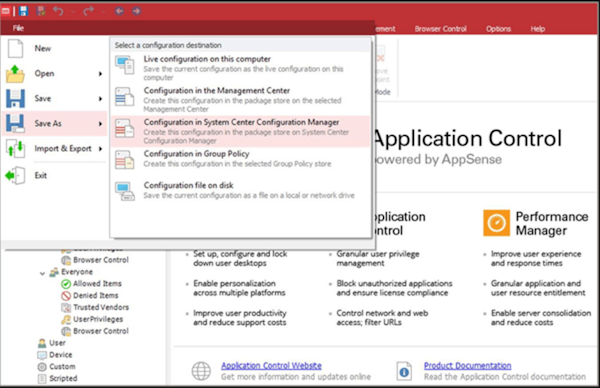 Ivanti Endpoint Security for Endpoint Manager application control