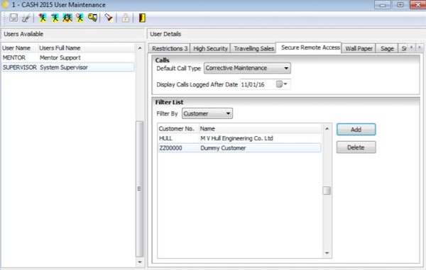 CASH secure remote access