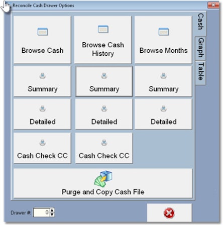 Cash drawer options