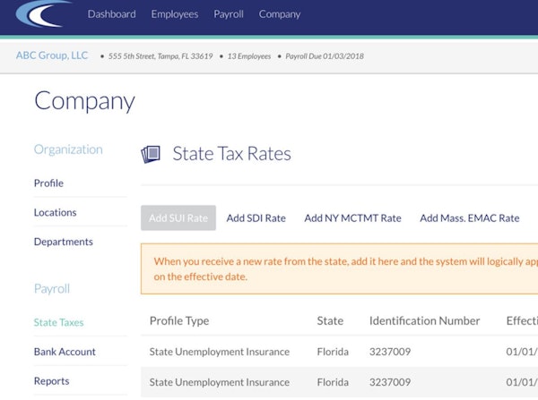 CertiPay Online taxes