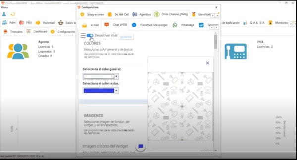 wolkvox configuring chat