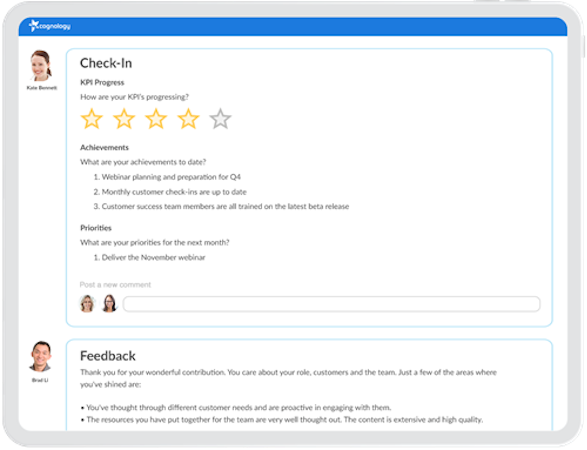 Cognology check-in