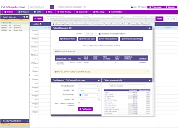 Check-in Screen