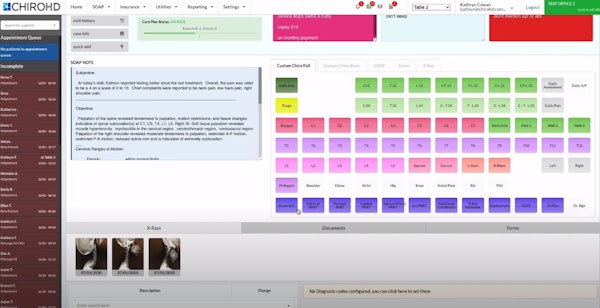 ChiroHD SOAP note
