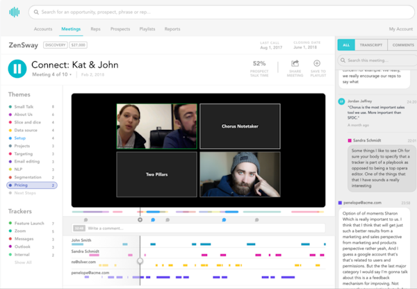 Chorus Dashboard