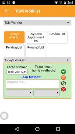 View worklists for the day