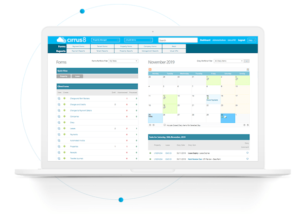 Cirrus8 calendar