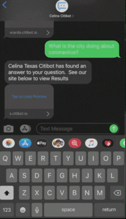 Citibot text messaging