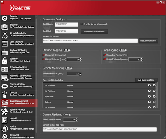 Client configuration tool