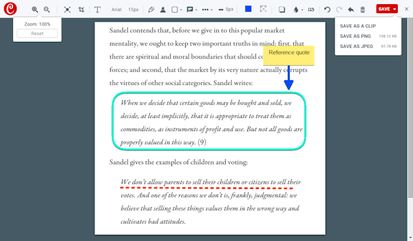 Clipicious image editor