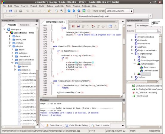 Code::Blocks compiler
