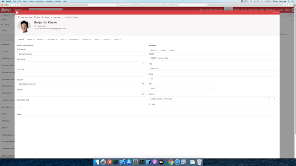 eWay-CRM contact information