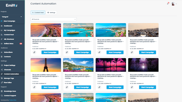 Emitto content automation