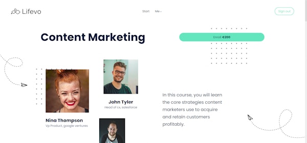 LearnWorlds course overview