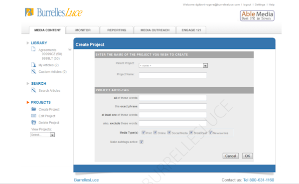 Create project