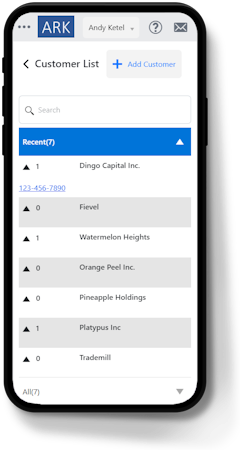 Customer List