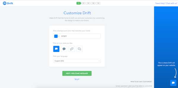 Drift customization screenshot