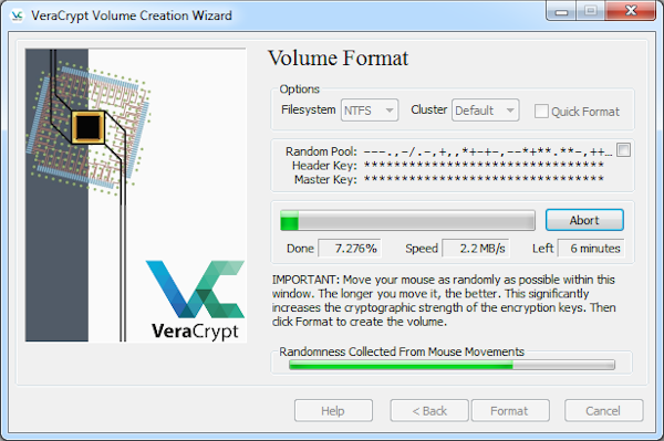 VeraCrypt volume format