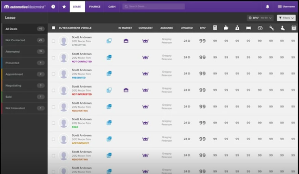 automotiveMastermind deals homepage screenshot