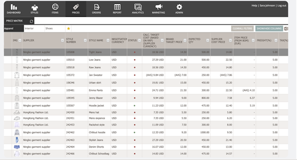 Delogue PLM pricing list