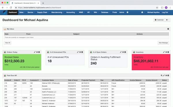 Main Dashboard
