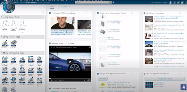 CATIA dashboard