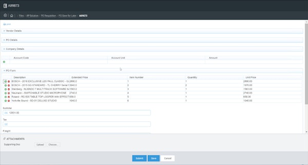 DocuShare data capture forms