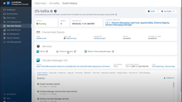 Cloudera Enterprise Data Hub data clusters