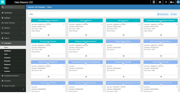 Data Masons EDI scheduler
