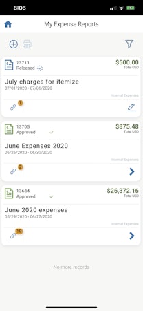 DATABASICS expense mobile