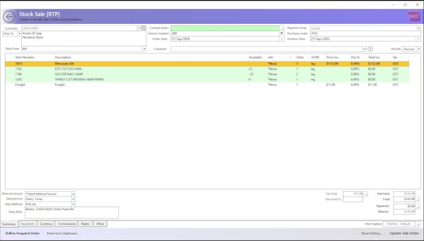 POS integration