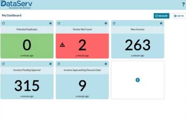 DataServ dashboard