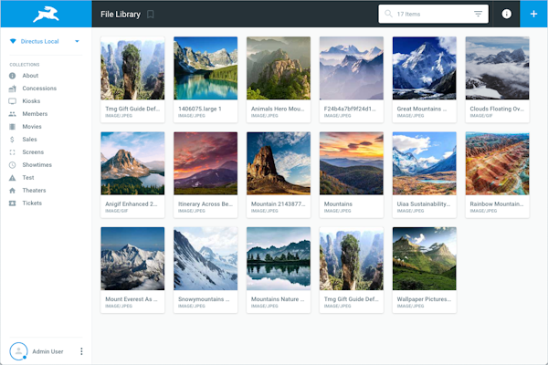 Directus file library