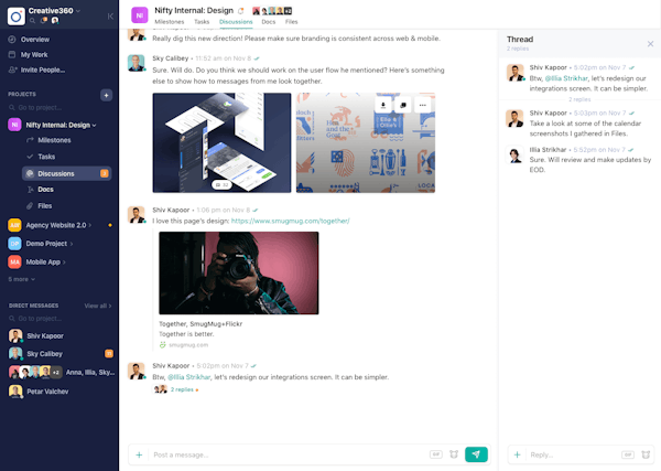 Nifty discussions
