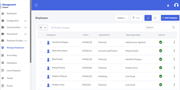 DIY HRMS employee database