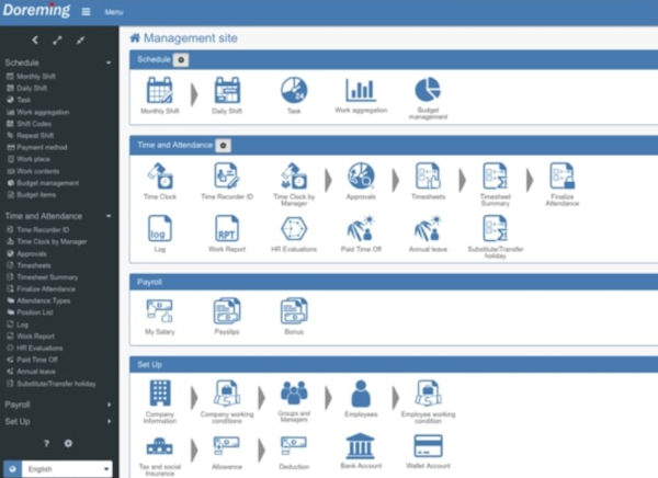 Doreming management site