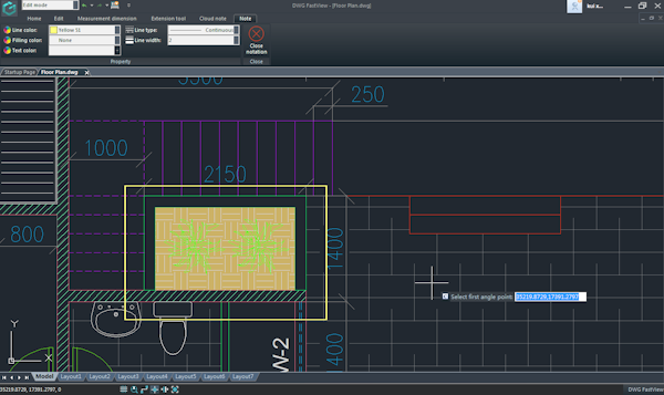 DWG FastView drawing comparison