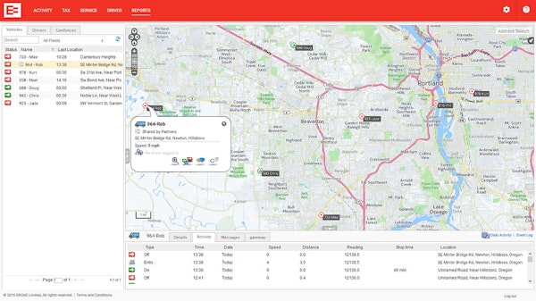 EROAD vehicle tracking